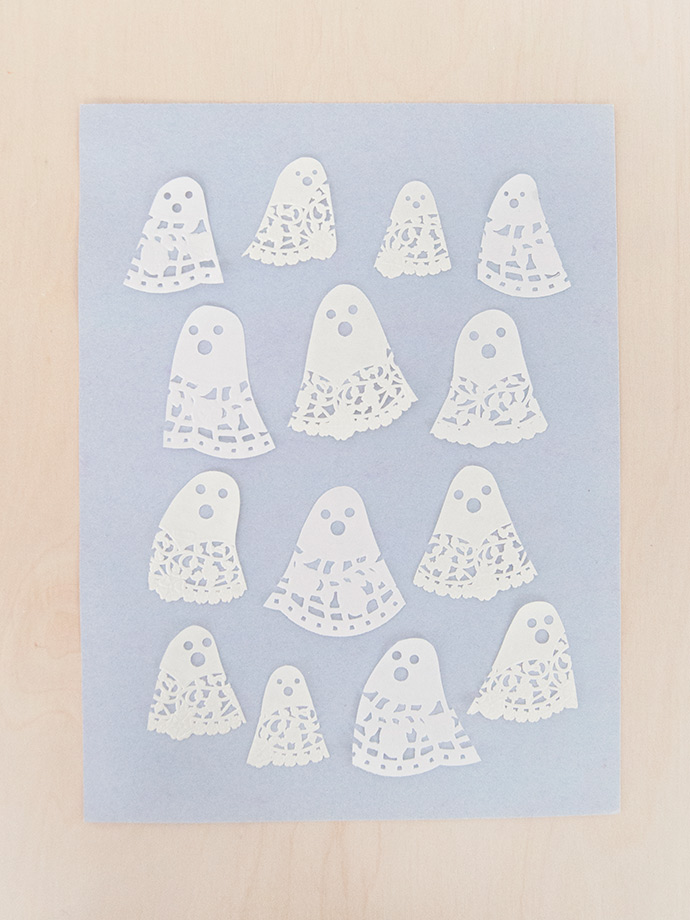 Doily Ghost Paper Craft